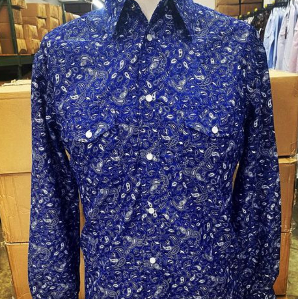 Men's Western Paisley Shirt